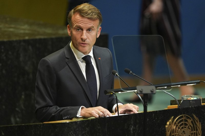 o presidente franc&ecirc;s, Emmanuel Macron