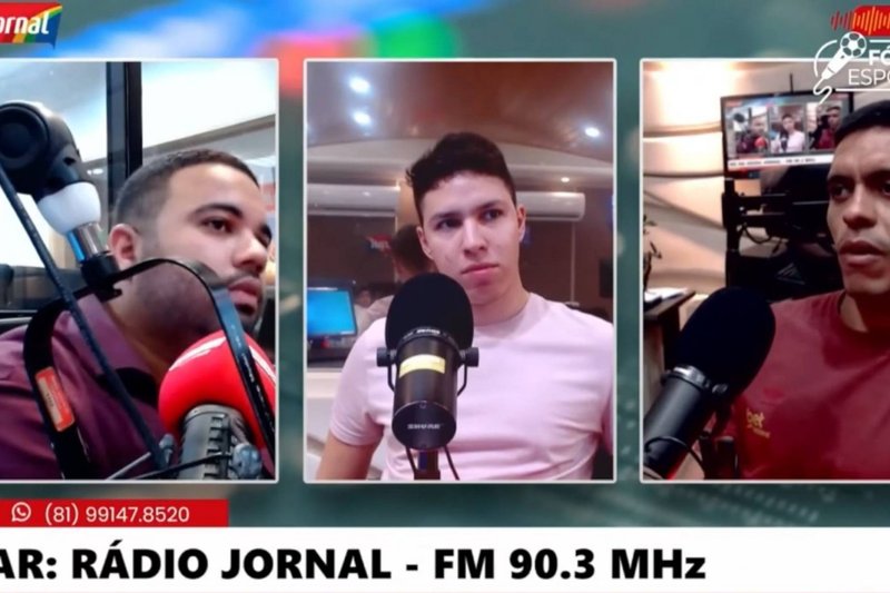 Igor Cariús em entrevista ao programa Fórum Esportivo, da Rádio Jornal