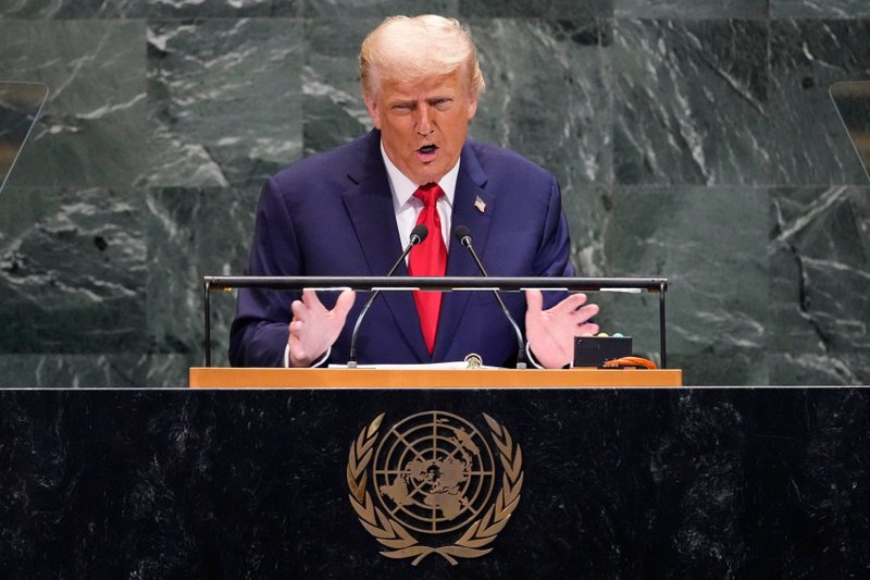 Donald Trump discursa na 80ª Assembleia Geral da ONU, em Nova York, em 2025