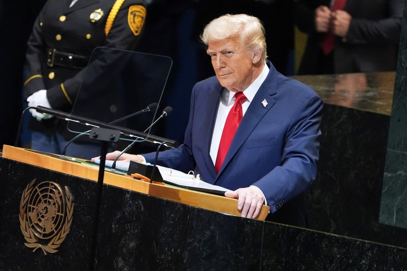 Donald Trump discursa na 80ª Assembleia Geral da ONU, em Nova York, em 2025