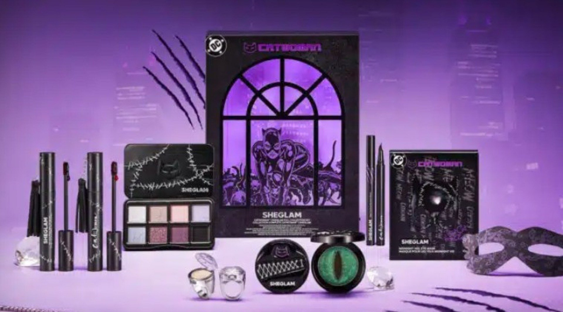 SHEGLAM lança coleção de maquiagem para o Halloween inspirada na Mulher-Gato 