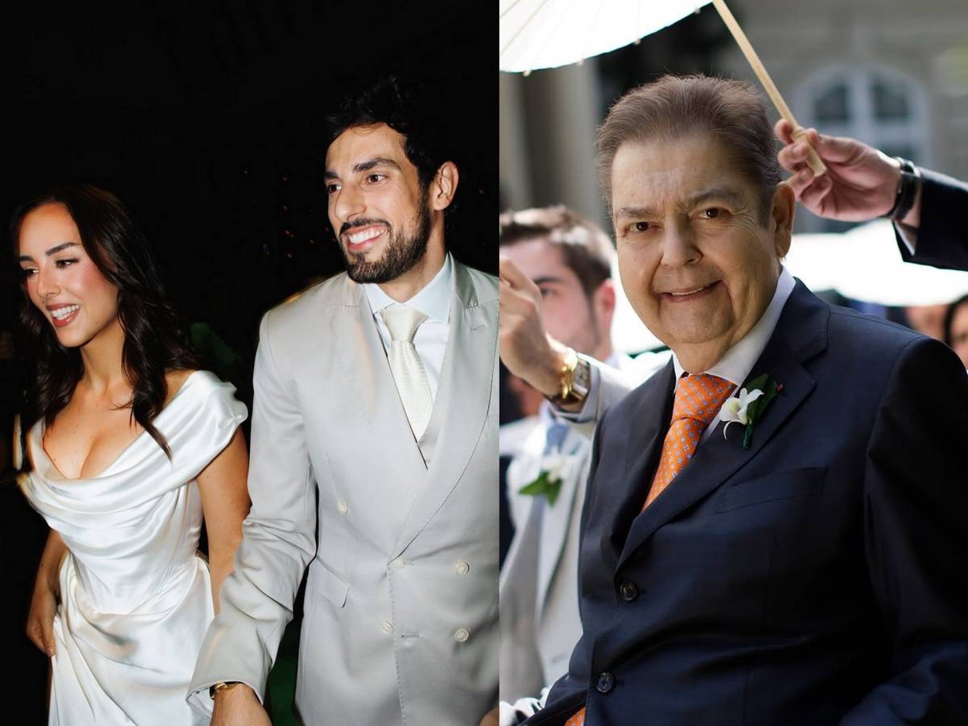 Marido de Lara Silva faz revelações sobre como é a relação com o sogro, Faustão