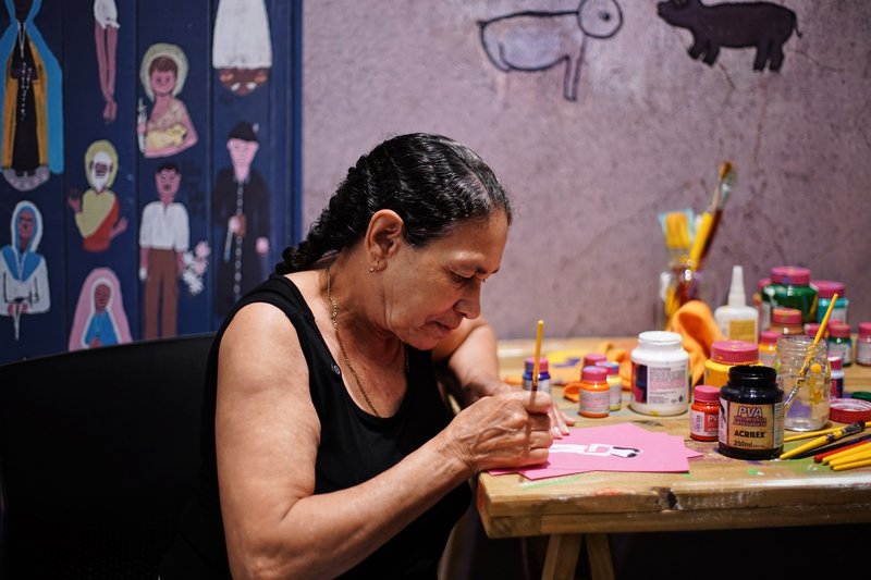 Roxinha Lisboa expõe com "Meu Brasil Interior", na Caixa Cultural Recife