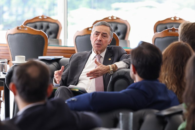 Presidente do STF faz balanço de gestão em conversa com jornalistas que cobrem o Tribunal