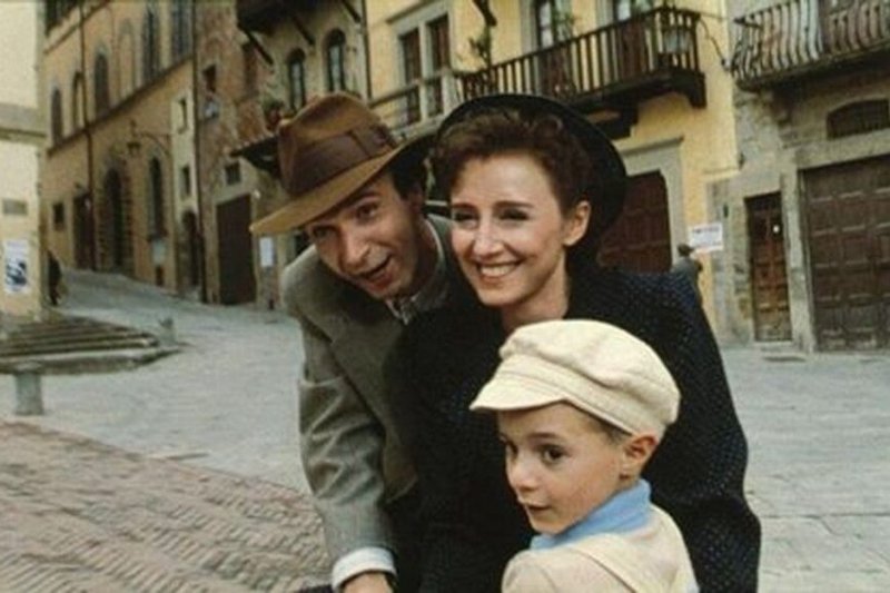 Cena do filme A Vida é Bela