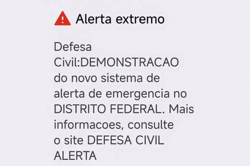 Defesa Civil informou que concluiu a nacionalização do sistema de alerta