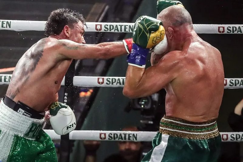 Luta de Popó e Wanderlei Silva