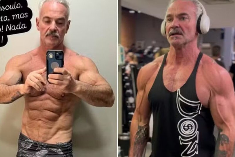 Mateus Carrieri conta como faz para manter o corpo com 10% de gordura aos 58 anos