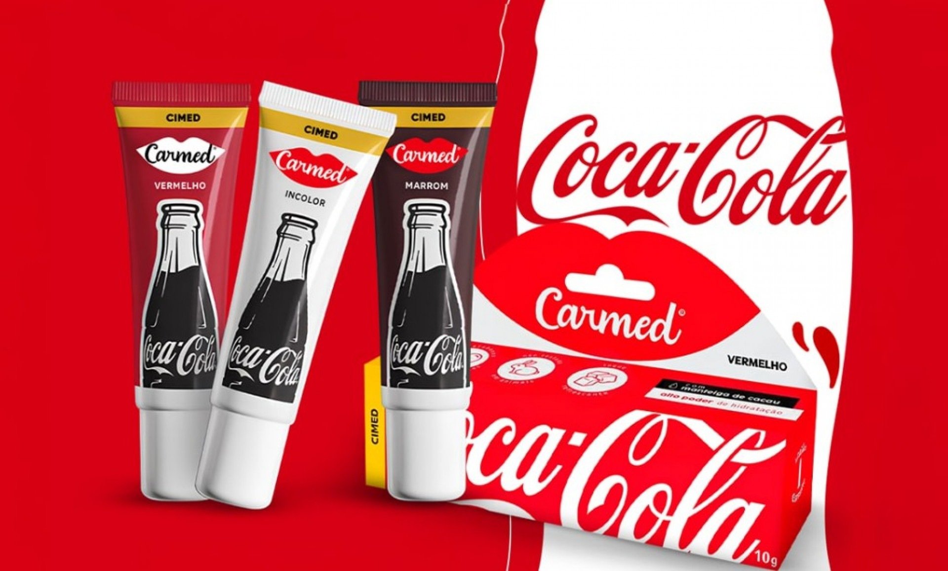 Carmed e Coca-Cola ampliam parceria e lançam novas versões do hidratante labial no Brasil