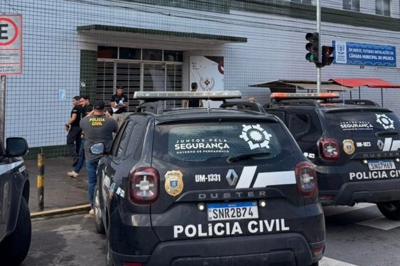 Mandados foram cumpridos na manhã desta quinta-feira (2) na Câmara de Vereadores de Ipojuca