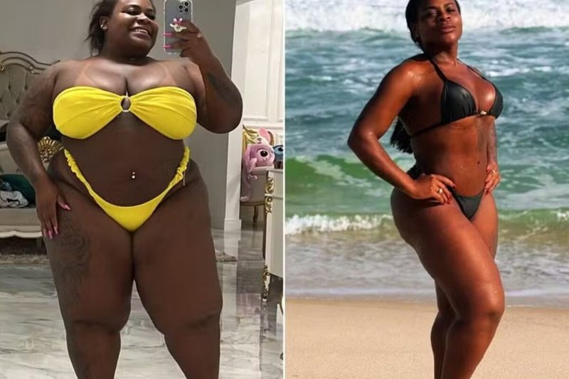 Jojo Todynho posa de biquíni após perder 86 kg: ‘Forma como acredito em mim é assustador