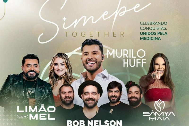 Imagem de divulgação Festa dos Médicos, realizada pelo Simepe