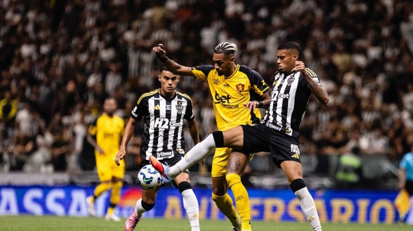 Lance do jogo entre Atlético-MG x Sport pela 14ª rodada do Brasileirão
