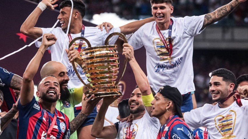 Imagem do Bahia campeão da Copa do Nordeste