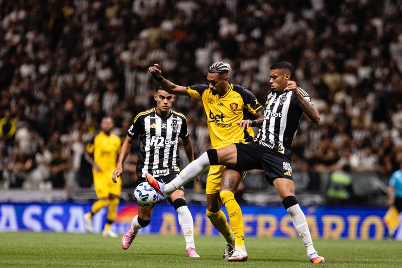 Lance do jogo entre Atlético-MG x Sport pela 14ª rodada do Brasileirão