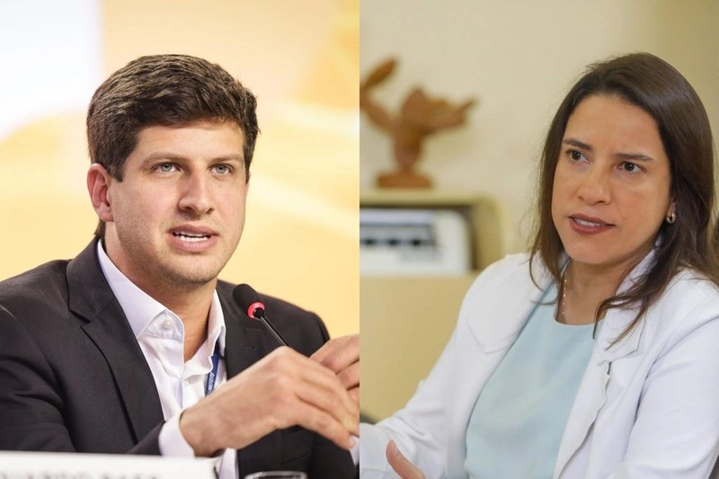 João Campos e Raquel Lyra