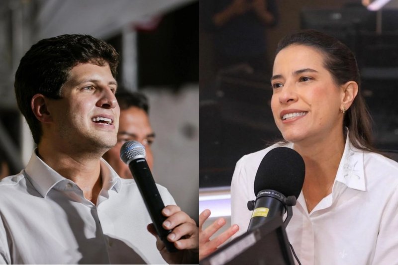 João Campos e Raquel Lyra