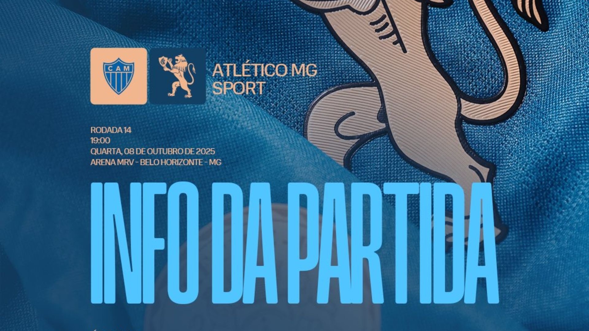 Sport usa escudo do Atlético-MG com cores do Cruzeiro e gera repercussão nas redes sociais
