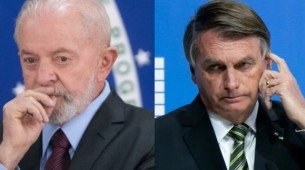 Lula e Jair Bolsonaro