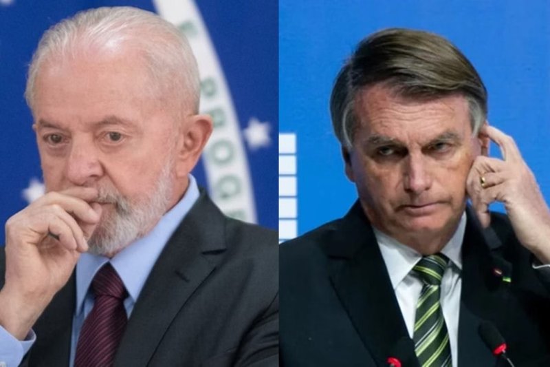 Lula e Jair Bolsonaro