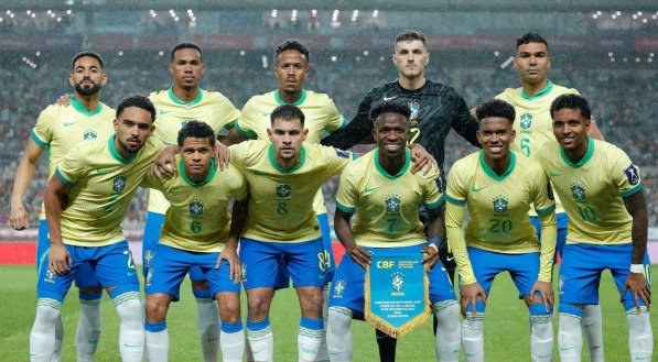 Titulares da Seleção Brasileira contra a Coreia do Sul