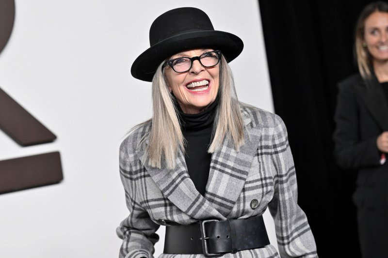 Diane Keaton durante a New York Fashion Week, em setembro de 2023