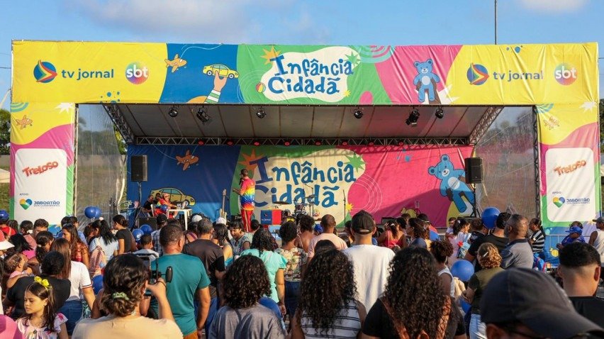 O Infância Cidadã deste ano aconteceu no Parque da Cidade, no bairro de Prazeres, no Jaboatão dos Guararapes