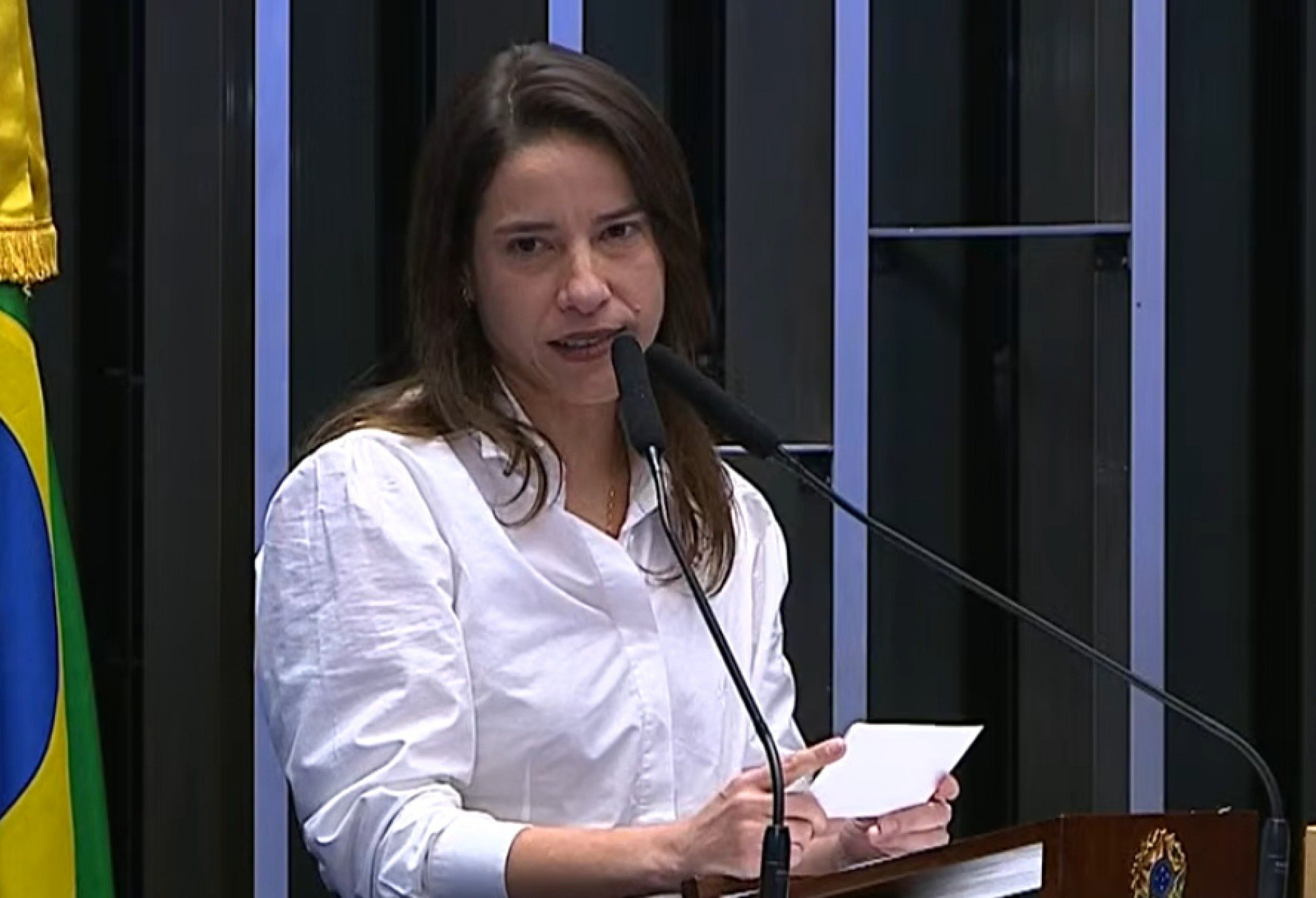 Em discurso no Senado, Raquel Lyra critica governos anteriores sobre educação infantil