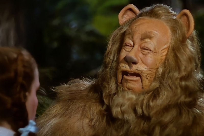 Leão Covarde, em Mágico de Oz