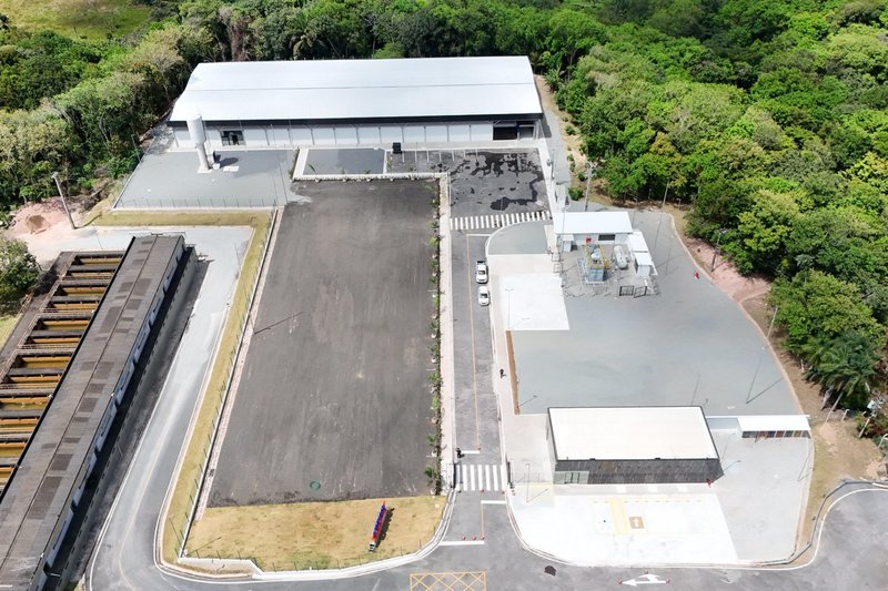 Vista aérea do Senai Park, no Complexo Industrial Portuário de Suape