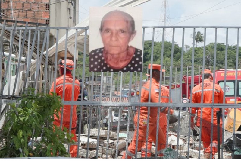 Família e vizinhos acompanharam o trabalho das equipes em Ouro Preto, Olinda, e se emocionaram com o fim das buscas pela idosa