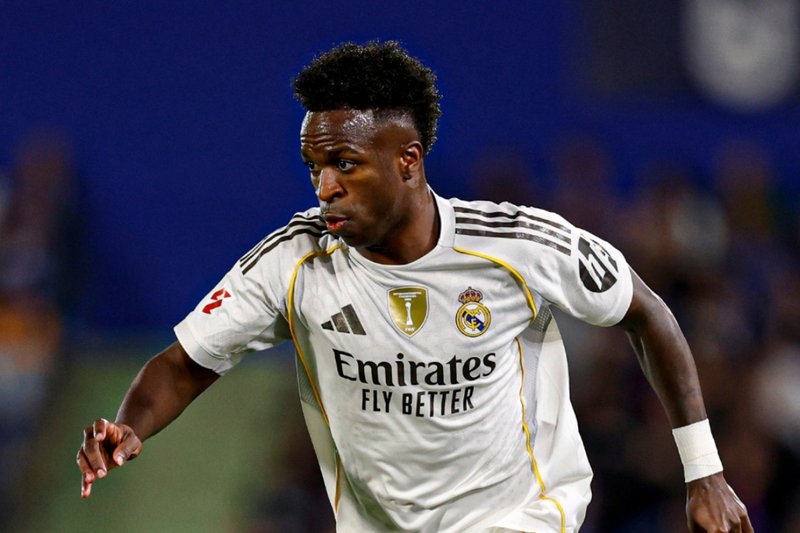 Vinicius Júnior em ação pelo Real Madrid na temporada