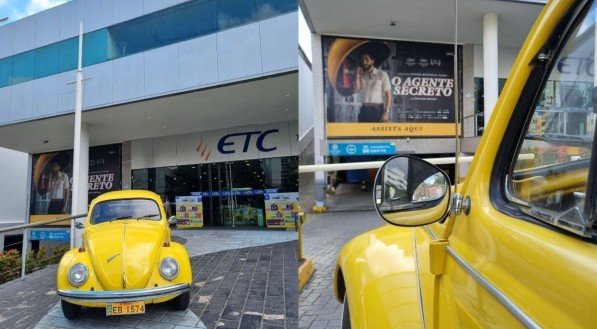 Imagem do Fusca original de "O Agente Secreto"