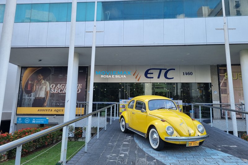 Imagem do Fusca original de "O Agente Secreto"