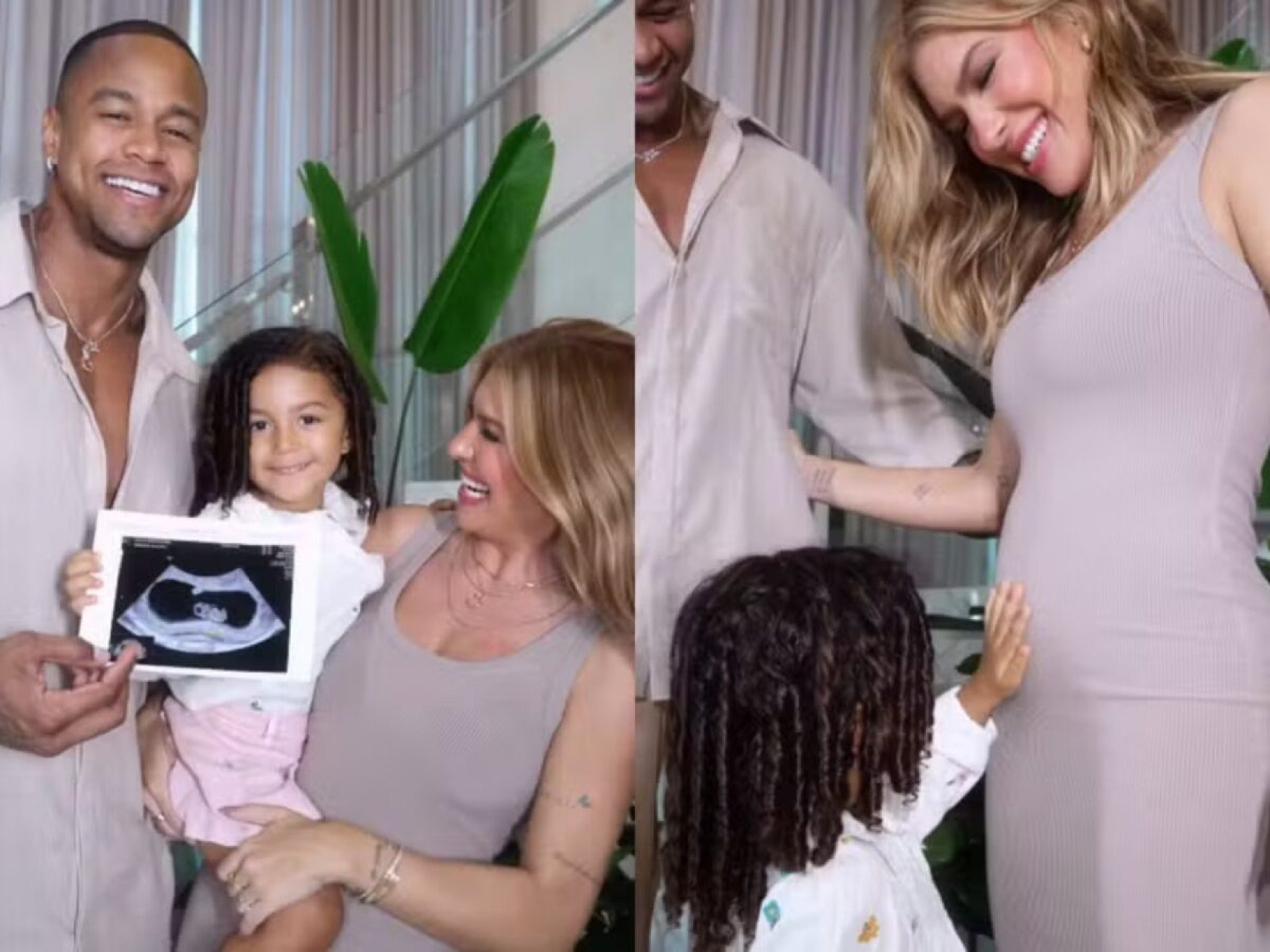 Lore Improta e Léo Santana anunciam que estão à espera do segundo filho