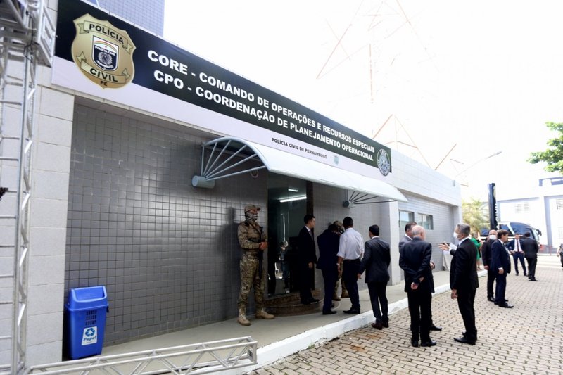 Armas e munições apreendidas estão sob a responsabilidade do Core, com atual sede em Olinda
