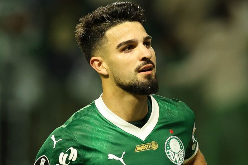 Flaco López, atacante do Palmeiras