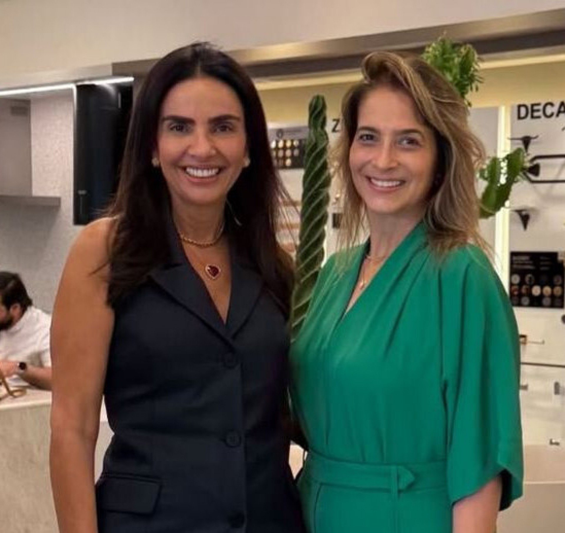 Kátia Peixoto e Andréa Calabria em recente evento na Casa Cor Arquivo Pessoal
