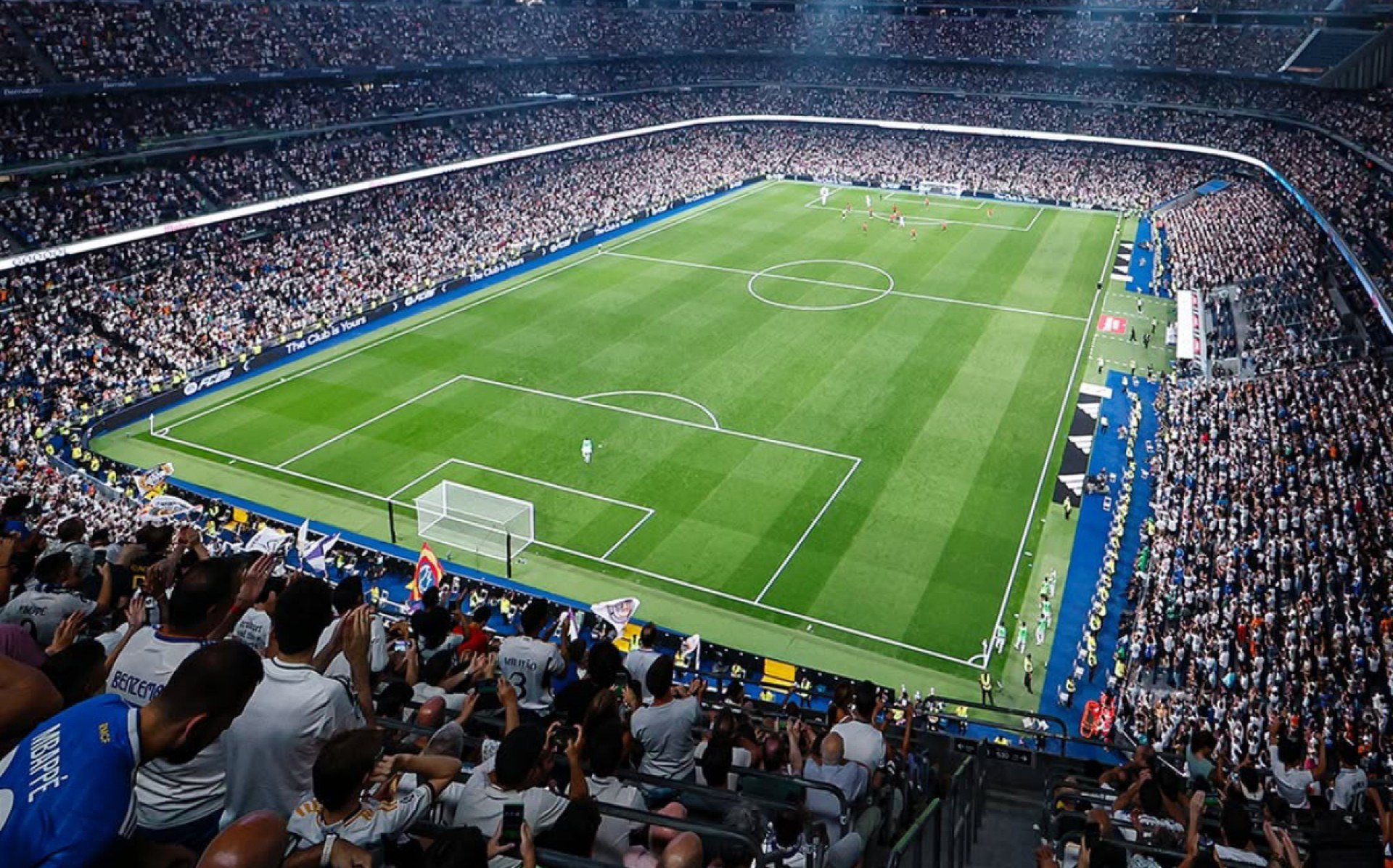 Estádio Santiago Bernabéu, em Madri, na Espanha Reprodução/Instagram