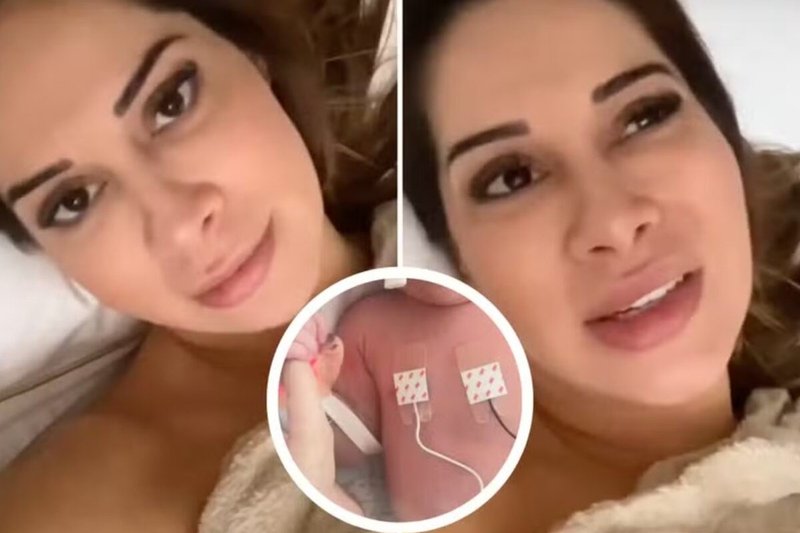 Maíra Cardi desabafa sobre tensão após nascimento da filha: ‘Fui me apavorando, angustiante’
