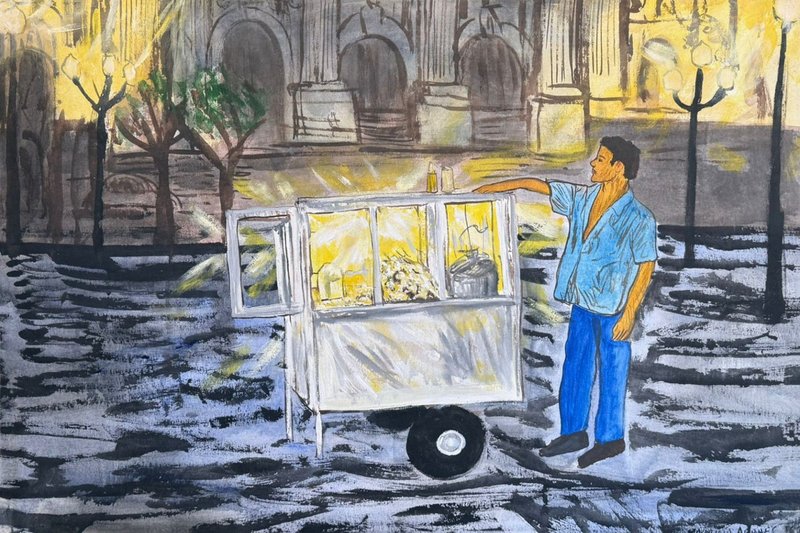 Obra de Maurício Arraes na mostra "A Alegria é a Prova dos Nove", da Arte Plural Galeria (APG)