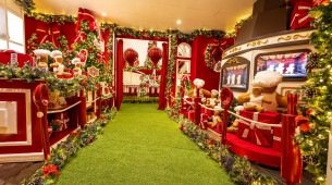 Decoração do RioMar Recife para o 'Natal dos Encantos'.