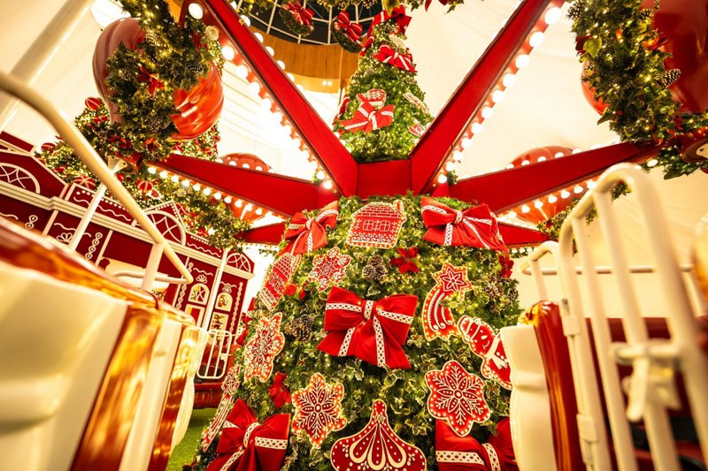 Decoração do RioMar Recife para o 'Natal dos Encantos'.