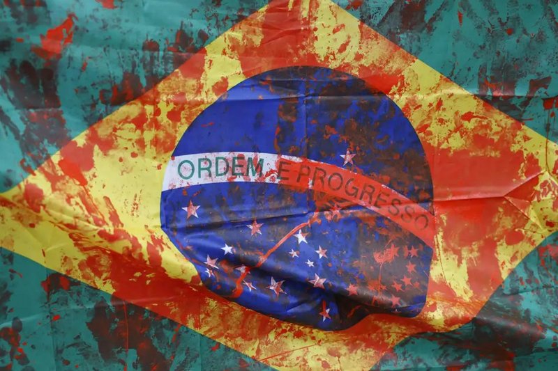 Protesto contra a operação policial que deixou mais de 120 pessoas mortas no Rio de Janeiro