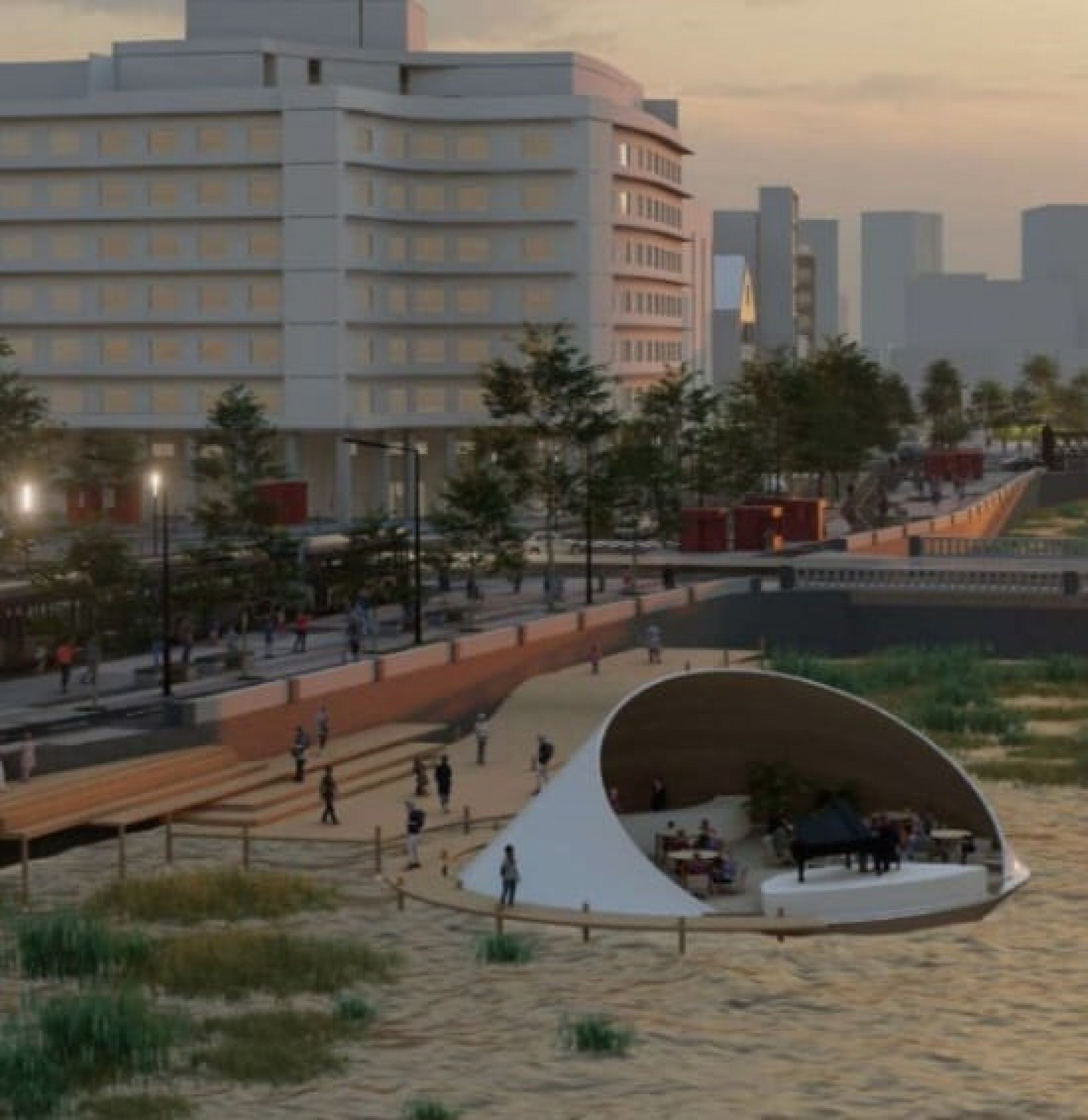 Nova Avenida Guararapes: Projeto de reurbanização da Guararapes estimula mobilidade ativa, reorganiza o transporte público e prevê 5 km de novas ciclofaixas  REPRODUÇÃO