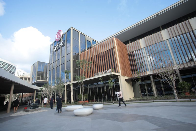 Fachada do Parque Gourmet, novo empreendimento gastronômico do Shopping Recife.