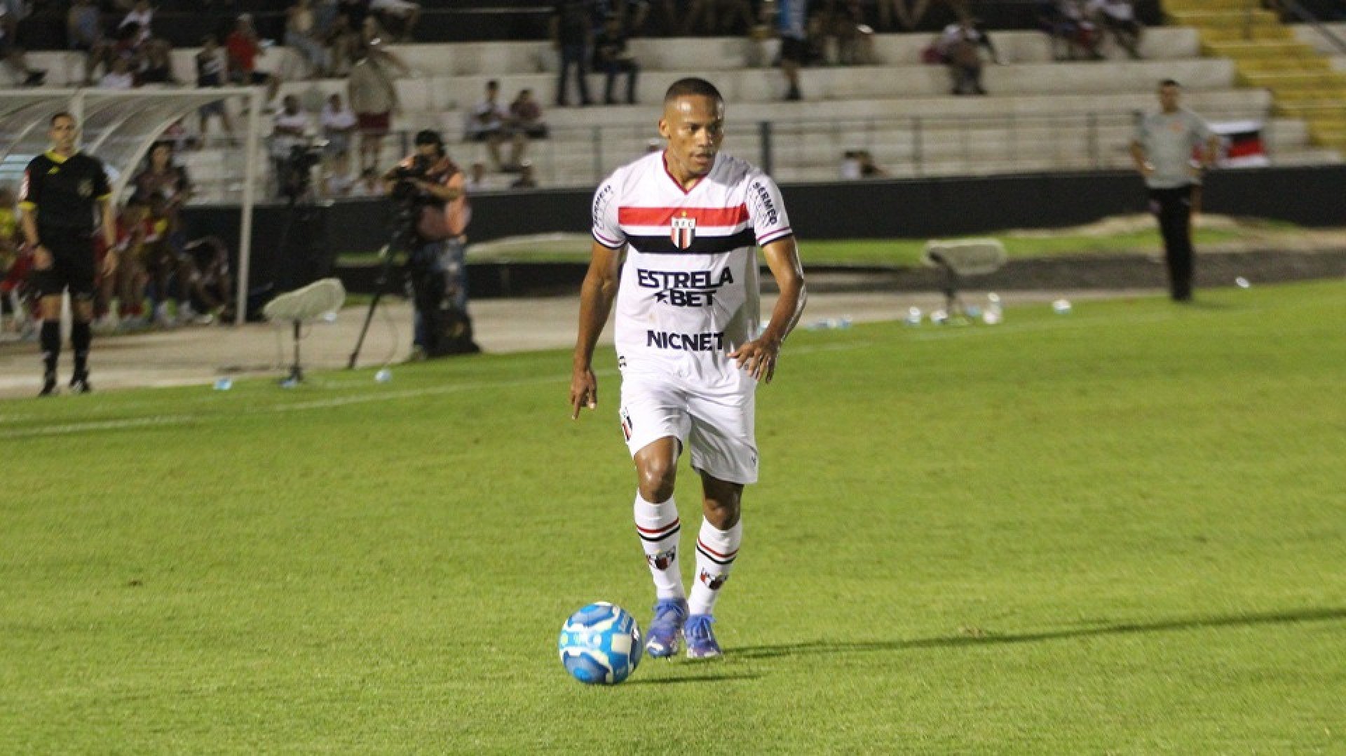 Robinho, atacante do Botafogo-SP Reprodução/ Agência Botafogo