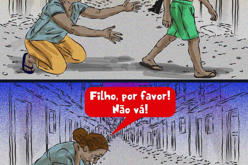 A dor da família diante da perda de um ente para o crime