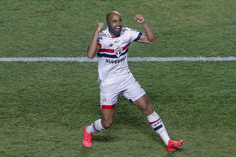 Lucas Moura, atacante do São Paulo