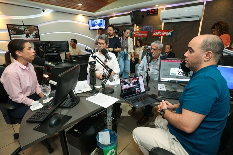 Raquel Lyra no Passando a Limpo, da Rádio Jornal